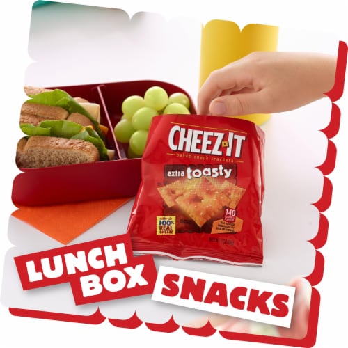 Cheez-It® Extra Toasty Cheese Snack Crackers Perspective: left