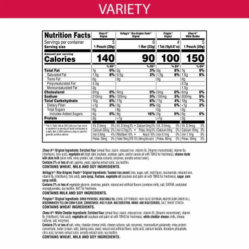 Kellogg's® Snacks Variety Pack Perspective: left