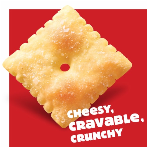 Cheez-It White Cheddar Cheese Crackers Family Size Perspective: left
