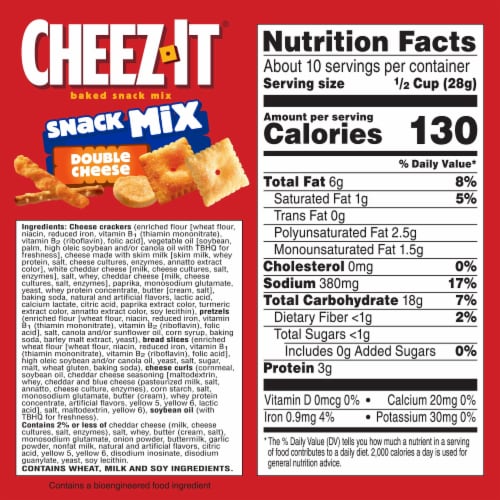 Cheez-It® Double Cheese Snack Mix Perspective: left