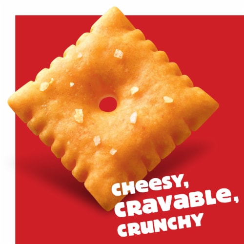 Cheez-It Reduce Fat Original Cheese Crackers Family Size Perspective: left