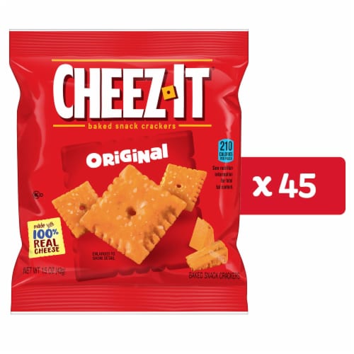 Cheez-It® Original Single Serve Cheese Crackers Perspective: left