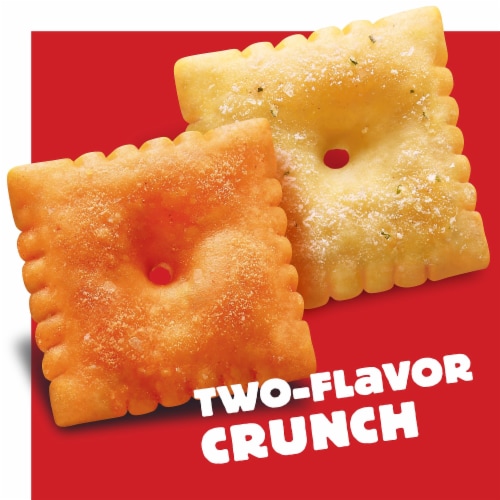 Cheez-It® DUOZ Sharp Cheddar and Parmesan Cheese Crackers Perspective: left