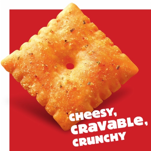 Cheez-It® Hot and Spicy Cheese Crackers Perspective: left