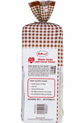 Butternut® 100% Whole Wheat Bread Perspective: left