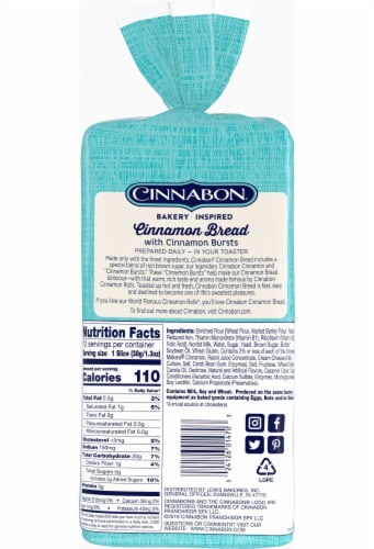 Cinnabon Cinnamon Breakfast Bread Perspective: left