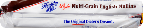 Healthy Life Light Multigrain English Muffins Perspective: left