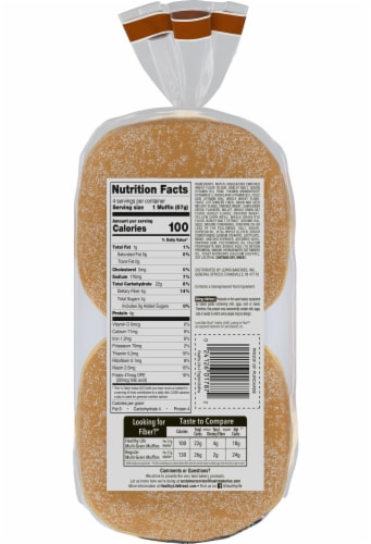 Lewis Bake Shop Healthy Life Multi-Grain English Muffins Perspective: left