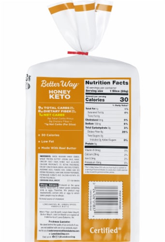 Lewis Bake Shop® Healthy Life® Honey Keto Bread Perspective: left