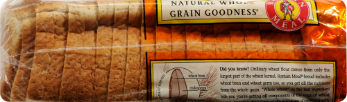 Roman Meal Natural Whole Grain Wheat Sandwich Bread Perspective: left