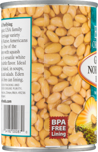 Eden Organic Great Northern Beans Perspective: left