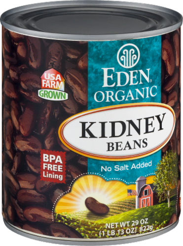 Eden Organic Kidney Beans Perspective: left