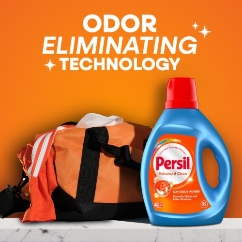 Persil® Advanced Clean Oxi + Odor Power Liquid Laundry Detergent Perspective: left