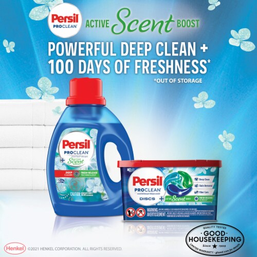 Persil® ProClean® Active Scent Boost Laundry Detergent Discs Perspective: left