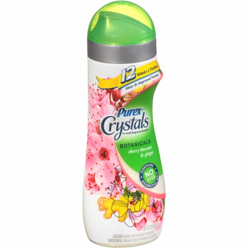 Purex Crystals Botanicals Cherry Blossom & Ginger In Wash Scent Booster Perspective: left