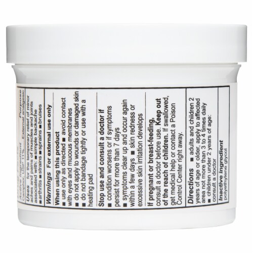 De La Cruz Muscle and Joint Pain Relieving Ointment with 11% Camphor, 5.5 oz Jumbo size Perspective: left