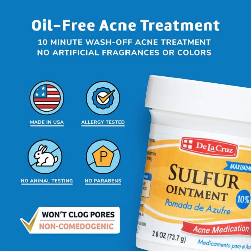 De La Cruz® Maximun Strength Acne Treatment Perspective: left