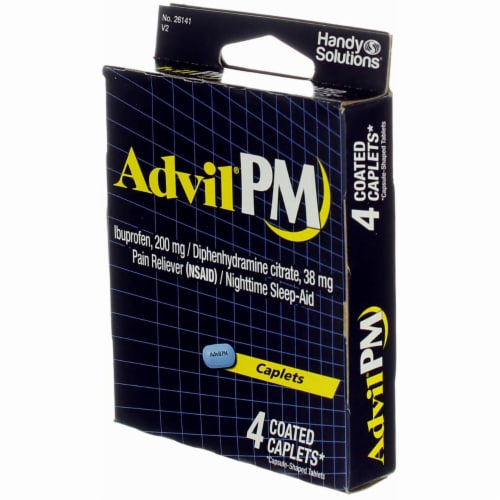 Advil PM Coated Caplets Perspective: left