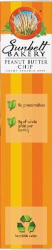 Sunbelt Bakery® Peanut Butter Chip Chewy Granola Bars Perspective: left