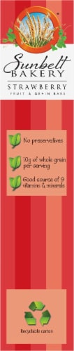 Sunbelt Bakery Strawberry Fruit & Grain Bars Perspective: left