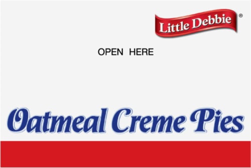 Little Debbie® Oatmeal Creme Pies Perspective: left
