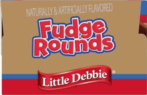 Little Debbie® Fudge Rounds Sandwich Cookies Family Pack Perspective: left