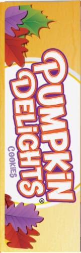 Little Debbie Pumpkin Delights Halloween Cookies Perspective: left