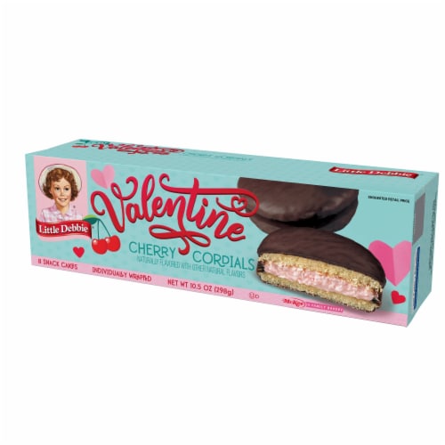 Little Debbie® Cherry Cordials Snack Cakes Perspective: left