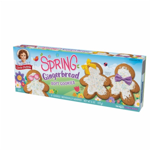 Little Debbie Gingerbread Soft Cookies Perspective: left