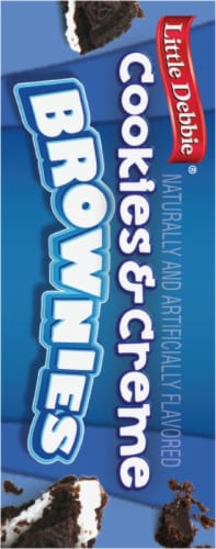 Little Debbie® Cookies & Creme Brownie Snack Cake Perspective: left
