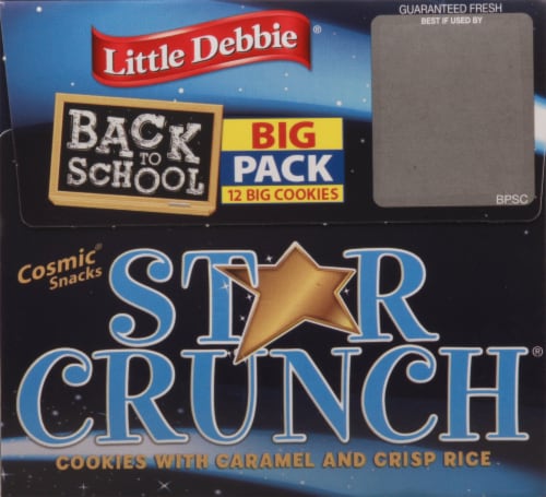 Little Debbie® Star Crunch® Caramel & Crisp Rice Cookies Big Pack Perspective: left