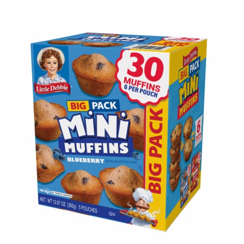 Little Debbie® Mini Blueberry Muffins Big Pack Perspective: left