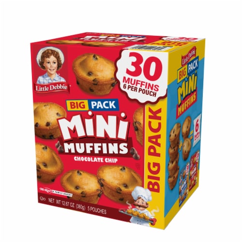 Little Debbie® Chocolate Chip Mini Muffins Big Pack Perspective: left