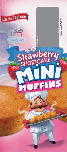 Little Debbie Strawberry Shortcake Mini Muffins Perspective: left