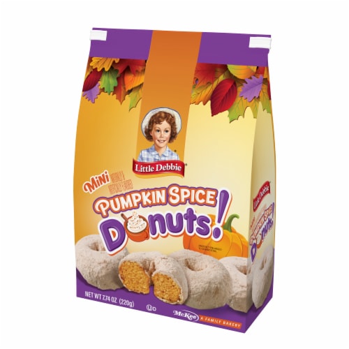Little Debbie® Mini Pumpkin Spice Donuts Perspective: left