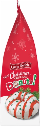 Little Debbie® Mini Christmas Tree Cake™ Donuts Perspective: left