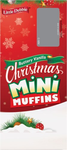 Little Debbie® Buttery Vanilla Christmas Mini Muffins Perspective: left