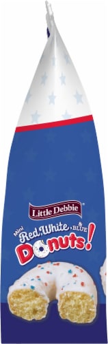 Little Debbie® Red White and Blue Mini Donuts Perspective: left