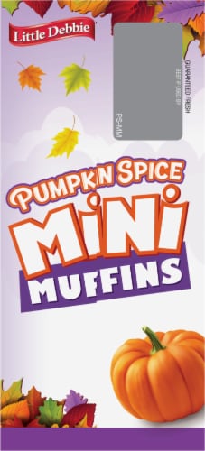 Little Debbie® Pumpkin Spice Mini Muffins Perspective: left