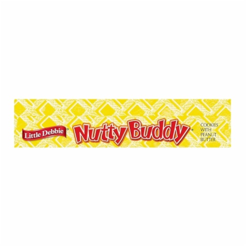 Nutty Buddy Bars, 2 Big Pack Boxes, 48 Twin Wrapped Wafer Bars with Peanut Butter Perspective: left