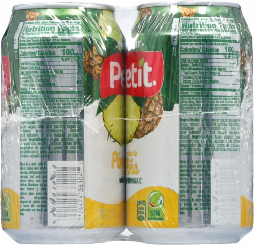 Petit® Pineapple Nectar Canned Drinks Perspective: left