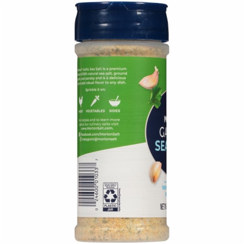Morton® Garlic Sea Salt Perspective: left