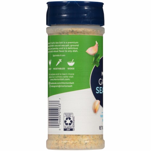 Morton® Garlic Sea Salt Perspective: left