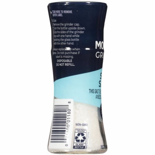 Morton® Sea Salt Grinder Perspective: left