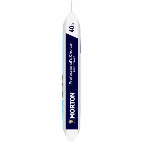 Morton® Professional's Choice® Pool Salt Perspective: left