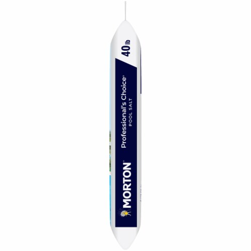 Morton® Professional's Choice® Pool Salt Perspective: left