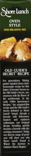 Shore Lunch Fish Breading Mix - Oven Style Perspective: left