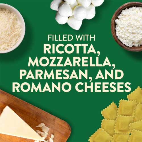 Buitoni® Four Cheese Ravioli Refrigerated Pasta Perspective: left
