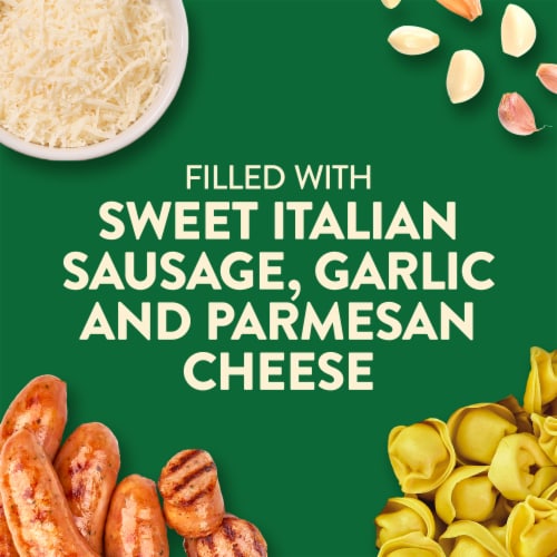 Buitoni® Sweet Italian Sausage Tortelloni Family Sized Refrigerated Pasta Perspective: left