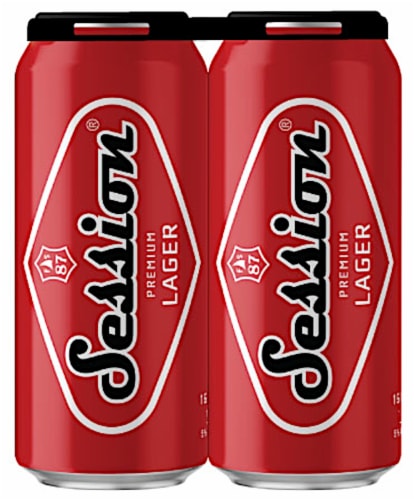 Full Sail Brewing Co. Session Premium Lager Perspective: left